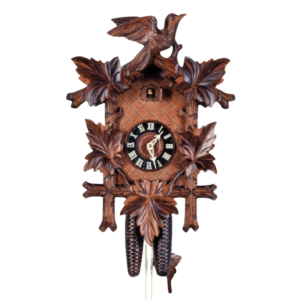 cuckoo clock with SIMPLE LARGE CARVING