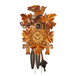 cuckoo clock with 5 LEAVES AND A BIRD